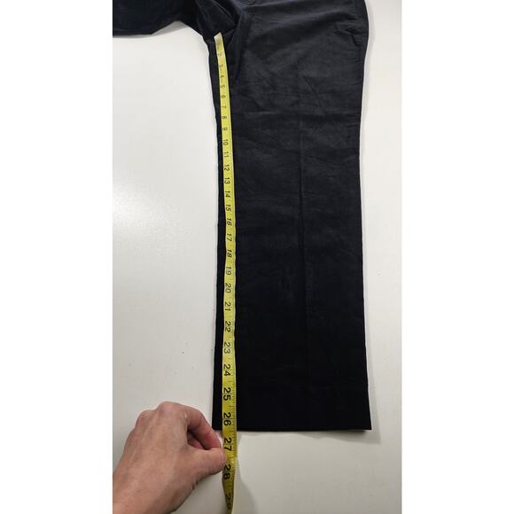 NWT 8P 8 PETITES slim ankle pants black velvet talbots career casual minimalist - Picture 11 of 11
